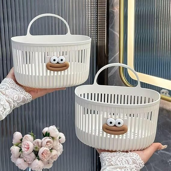 Multi-Function Hanging Bathroom Organizer - 2 Pack