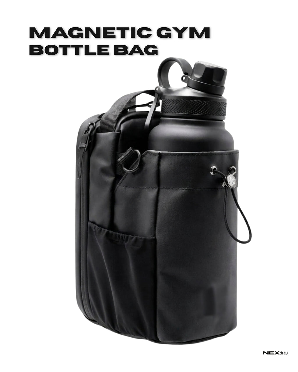 Magnetic Gym Bottle Bag – Heavy-Duty Magnetic Attachment