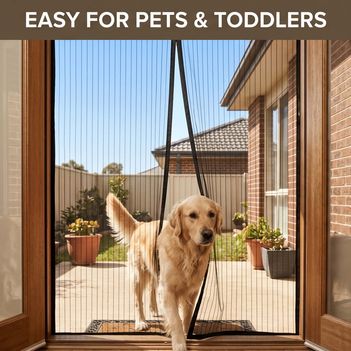 Mesh Screen Net Home Magnetic Foldable Anti Mosquito Door Curtains