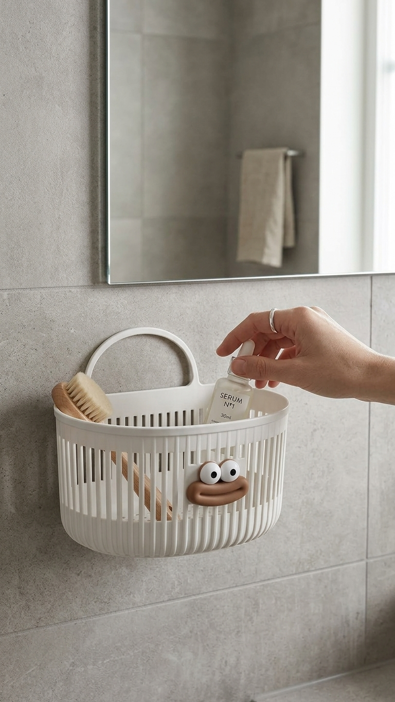 Multi-Function Hanging Bathroom Organizer - 2 Pack